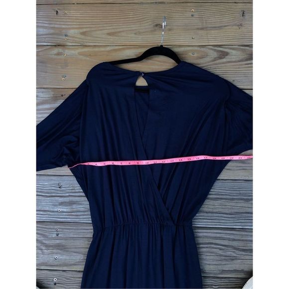 Trina Turk Bromeliad Jumpsuit Romper Key-hole Back Navy Blue, Size XS, MSRP $238 - Picture 8 of 10